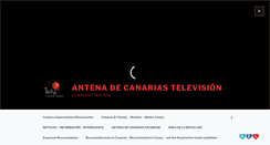 Desktop Screenshot of antenadecanarias.com